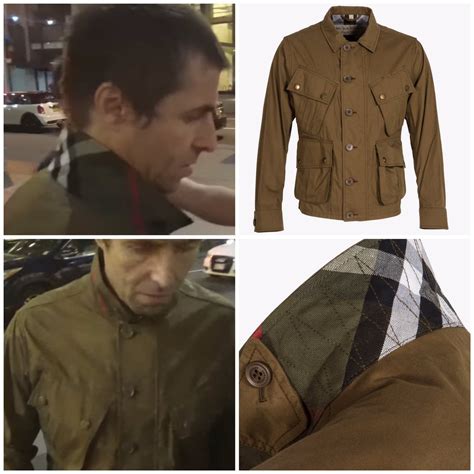 liam gallagher burberry jacket|Liam Gallagher uniforms.